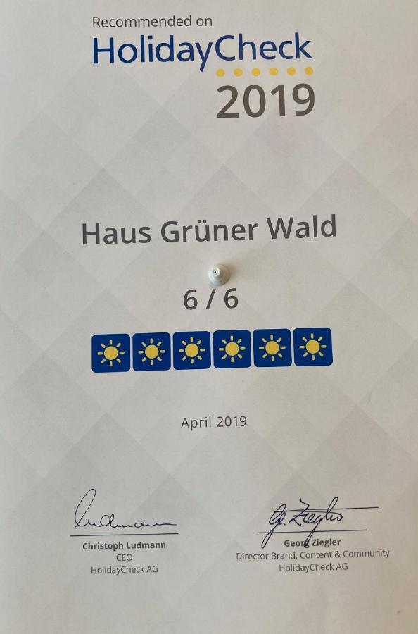 Haus Gruener Wald Daire Bartholomäberg Dış mekan fotoğraf