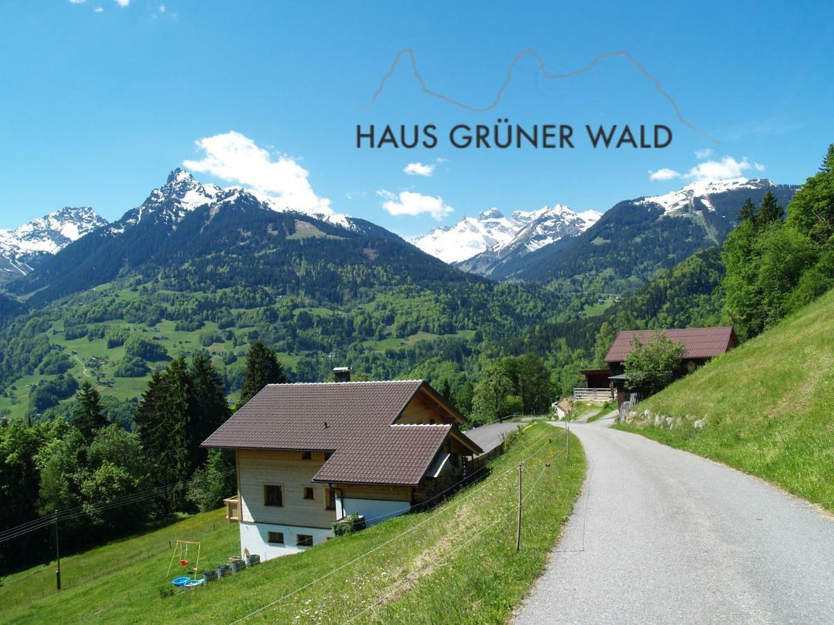 Haus Gruener Wald Daire Bartholomäberg Dış mekan fotoğraf